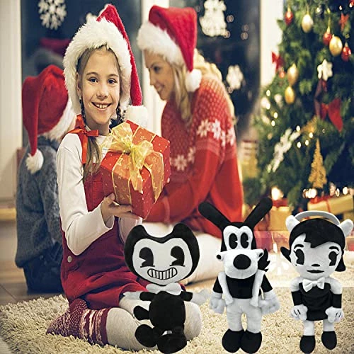 Discount ๐ Sokmrus 3PCS Bendy Plush Toys DollCute Game Horror And The Ink Machine Plush For Kids Children (Tom&Bendy&Alice) ๐ 6 Discount ๐ Sokmrus 3PCS Bendy Plush Toys DollCute Game Horror And The Ink Machine Plush For Kids Children (Tom&Bendy&Alice) ๐ - Image 6