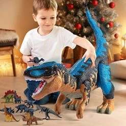 Flash Sale π TEMI Large Dinosaur Toy For Kids And Toddlers, Jumbo Tyrannosaurus Rex With Mist Spray, LED Light And Roaring Sounds β One Big Hollow T-Rex Stored With 4 Hand-Painted Dinosaur And 6 Mini Dinos Blue π₯ 10 Flash Sale π TEMI Large Dinosaur Toy For Kids And Toddlers, Jumbo Tyrannosaurus Rex With Mist Spray, LED Light And Roaring Sounds β One Big Hollow T-Rex Stored With 4 Hand-Painted Dinosaur And 6 Mini Dinos Blue π₯ -Stuffed Animals & Plush Toys Sales Store 517e1fIzPL. AC