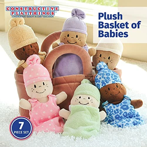 Outlet ๐งจ Cre8tive Minds Creative Minds 6-Piece Sensory Basket Of Babies Multi-Cultural Plush ๐ Dress Up Doll Set, For All Ag ๐คฉ 2 Outlet ๐งจ Cre8tive Minds Creative Minds 6-Piece Sensory Basket Of Babies Multi-Cultural Plush ๐ Dress Up Doll Set, For All Ag ๐คฉ - Image 2