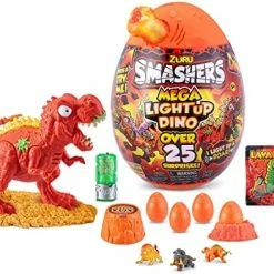 Brand new 🥰 Smashers Mega Light Up Dino T-Rex Series 4 By ZURU - Collectible Egg With Over 25 Surprises, Volcano Slime, Fossil Toy, Dinosaur Toys, Tyrannosaurus Rex Toy For Boys And Kids (T-Rex) 🌟 9 Brand new 🥰 Smashers Mega Light Up Dino T-Rex Series 4 By ZURU - Collectible Egg With Over 25 Surprises, Volcano Slime, Fossil Toy, Dinosaur Toys, Tyrannosaurus Rex Toy For Boys And Kids (T-Rex) 🌟 -Stuffed Animals & Plush Toys Sales Store 518L4xRwTpL. AC