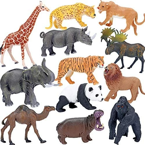 Buy ๐ Safari Animals Figures Toys, Realistic Jumbo Wild Zoo Animals Figurines Large Plastic African Jungle Animals Playset With Elephant, Giraffe, Lion, Tiger, Gorilla For Kids Toddlers, 12 Piece Gift Set ๐ 7 Buy ๐ Safari Animals Figures Toys, Realistic Jumbo Wild Zoo Animals Figurines Large Plastic African Jungle Animals Playset With Elephant, Giraffe, Lion, Tiger, Gorilla For Kids Toddlers, 12 Piece Gift Set ๐ - Image 7