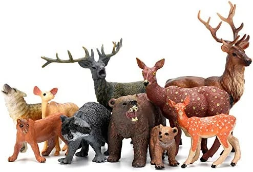 Top 10 ๐ WODMAZ Woodland Animals Figurines Toys, 10 Piece Realistic Plastic Wild Forest Animals Figures With Elk, Wolf, Brown Bear, Raccoon, Lynx, Deer Figurines Playset Cake Toppers For Kids Children Toddlers โญ 7 Top 10 ๐ WODMAZ Woodland Animals Figurines Toys, 10 Piece Realistic Plastic Wild Forest Animals Figures With Elk, Wolf, Brown Bear, Raccoon, Lynx, Deer Figurines Playset Cake Toppers For Kids Children Toddlers โญ - Image 7