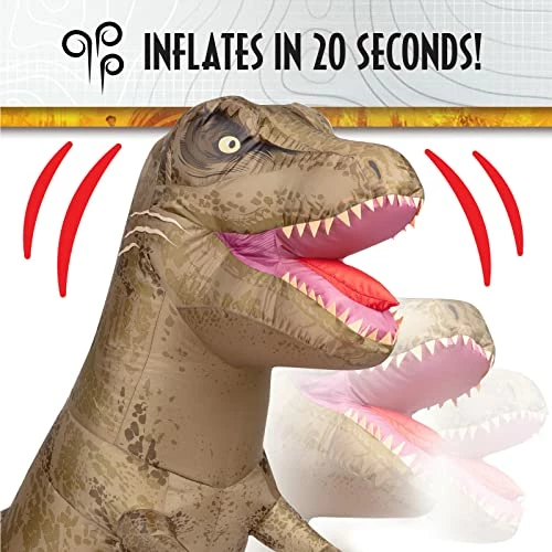 Best Pirce ❤️ AIRTITANS Jurassic World Inflatable T Rex RC – Massive Attack Air Titans Dinosaur - Over 6 Feet Long - Turns & Spins - Stomps & Roars! ✨ 3 Best Pirce ❤️ AIRTITANS Jurassic World Inflatable T Rex RC – Massive Attack Air Titans Dinosaur - Over 6 Feet Long - Turns & Spins - Stomps & Roars! ✨ - Image 3