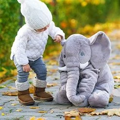 Cheapest 🌟 BOOJALOO Giant Stuffed Animals Doll Elephant Stuffed Animal, 24" Stuffed Elephant Plush Toy Gifts For 👧 Girls Boys Gray 🎁 10 Cheapest 🌟 BOOJALOO Giant Stuffed Animals Doll Elephant Stuffed Animal, 24" Stuffed Elephant Plush Toy Gifts For 👧 Girls Boys Gray 🎁 -Stuffed Animals & Plush Toys Sales Store 51ABBwvmxBS