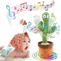Top 10 ๐ MIAODAM Volume Adjustable Dancing Cactus, Talking Cactus Toys 1 Year Old Toys, Repeating What You Say Cactus Toys Singing 120 Songs Cactus Plush Eletronic Baby Toys Funny Creative Kids Toy B-microphone Version ๐