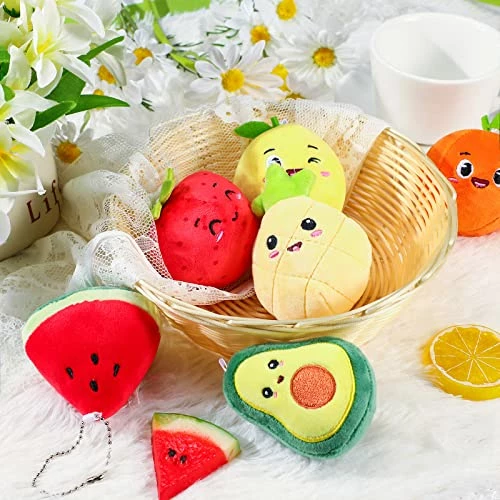 Cheapest 🔥 Aoriher 6 Pieces Cute Stuffed Fruit Toy Colorful Fruits Plush Set Soft Mini Avocado Strawberry Orange Pineapple Lemon Watermelon Stuffed Doll For Boys 👧 Girls Keychain 👜 Handbag Pendant 🎂 Birthday Party Favors 🎉 3 Cheapest 🔥 Aoriher 6 Pieces Cute Stuffed Fruit Toy Colorful Fruits Plush Set Soft Mini Avocado Strawberry Orange Pineapple Lemon Watermelon Stuffed Doll For Boys 👧 Girls Keychain 👜 Handbag Pendant 🎂 Birthday Party Favors 🎉 - Image 3