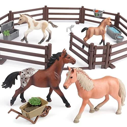 Buy โ PREBOX Horse Toys For ๐ง Girls And Boys - Gift Ideas And ๐ฅณ Birthday Presents For Kids 4-6 6-12, Farm Animals And Horse Figurines For Spirit Of Adventure ๐ฅฐ 1 Buy โ PREBOX Horse Toys For ๐ง Girls And Boys - Gift Ideas And ๐ฅณ Birthday Presents For Kids 4-6 6-12, Farm Animals And Horse Figurines For Spirit Of Adventure ๐ฅฐ