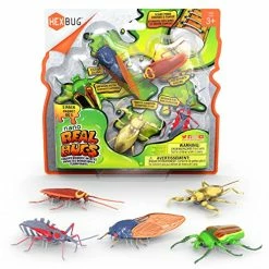 Buy โ๏ธ Real Bugs Nanos 5 Pack, Fake Insect Toy Figures, Vibration Powered Critters, Gift For Boys And ๐ง Girls, 3 Years Old And Up ๐ฅฐ