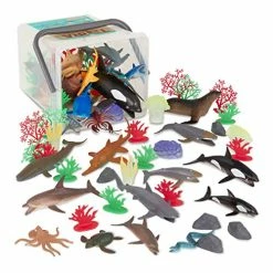 Cheapest ๐งจ Terra By Battat โ Marine World 60 Pcsโ Assorted Fish & Sea Creature Miniature Animal Toys For Kids 3+ ๐