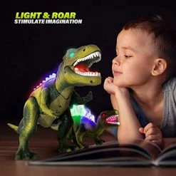 Top 10 ๐ 2 Sets Electronic Dinosaur Toy,BFUNTOYS Remote Control Dinosaur And Walking Dinosaur Toys For Kids 3 4 5 6 7 8+Years Old Boys ๐ง Girls With Dance&Fight Mode, Roar&Light,Big Robot T-Rex Gifts For Toddler ๐