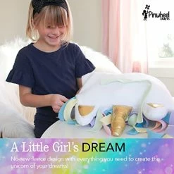 Cheap 🎁 Pinwheel Crafts Unicorn Pillow Kit - No Sew Unicorn Craft Kit - Unicorn Toys, Arts And Crafts For Kids Ages 8-12 - Unicorn Gifts For 👧 Girls - Cute Unicorn Bedroom Decor For G 🌟 -Stuffed Animals & Plush Toys Sales Store 51Ej3n6KuOL