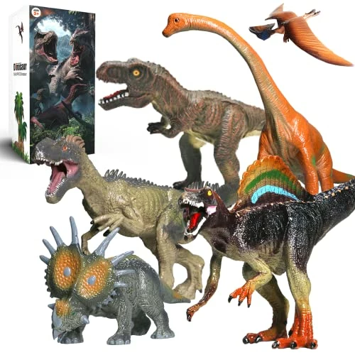 New 🥰 YOOUSOO Dinosaur Toys Set, Jumbo Dinosaur Figures 6PCS + Dinosaur Finger Puppets 5, Realistic Dinosaur Model For Kids Boys, 👧 Girls Party Gifts 🥳 Birthday Favors, Fit Age 3 Years Old & Up ✨ 5 New 🥰 YOOUSOO Dinosaur Toys Set, Jumbo Dinosaur Figures 6PCS + Dinosaur Finger Puppets 5, Realistic Dinosaur Model For Kids Boys, 👧 Girls Party Gifts 🥳 Birthday Favors, Fit Age 3 Years Old & Up ✨ - Image 5