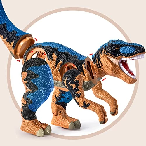Cheap π 19" Large Size Plastic Dinosaur Toy Play Set For Kids 3 4 5 6 7 Years, Realistic T-rex With Storage Tummy For Mini Dinos, STEM Toys Sliding Dinosaur Figure With Water Mist, Prehistoric Roar Sounds Blue β€οΈ 2 Cheap π 19" Large Size Plastic Dinosaur Toy Play Set For Kids 3 4 5 6 7 Years, Realistic T-rex With Storage Tummy For Mini Dinos, STEM Toys Sliding Dinosaur Figure With Water Mist, Prehistoric Roar Sounds Blue β€οΈ - Image 2