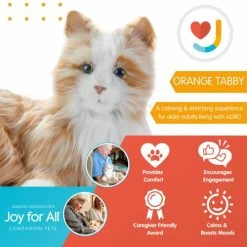 Outlet ✨ JOY FOR ALL - Orange Tabby Cat - Interactive Companion Pets - Realistic & Lifelike ❤️ 9 Outlet ✨ JOY FOR ALL - Orange Tabby Cat - Interactive Companion Pets - Realistic & Lifelike ❤️ -Stuffed Animals & Plush Toys Sales Store 51J8zeCJiAL