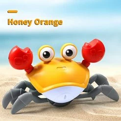 New 🧨 Sensing Crawling Crab, Tummy Time Baby Toys, Interactive Walking Dancing Toy With Music Sounds & Lights, Infant Fun 🥳 Birthday Gift Entertainment Toddler Boy Girl, USB Charging Cable Included (Orange) ⌛ 13 New 🧨 Sensing Crawling Crab, Tummy Time Baby Toys, Interactive Walking Dancing Toy With Music Sounds & Lights, Infant Fun 🥳 Birthday Gift Entertainment Toddler Boy Girl, USB Charging Cable Included (Orange) ⌛ -Stuffed Animals & Plush Toys Sales Store 51KQKd4P8XL