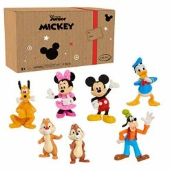 Flash Sale 🌟 Mickey Mouse 7-Piece Figure Set, Mickey Mouse Clubhouse Toys, Amazon Exclusive 💯