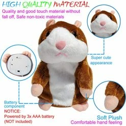 Buy π― Tockrop 2 Pack Talking Hamster Mouse Plush Interactive Toy Repeat What You Say Mimicry Pet Talking Record For Early Learning π 10 Buy π― Tockrop 2 Pack Talking Hamster Mouse Plush Interactive Toy Repeat What You Say Mimicry Pet Talking Record For Early Learning π -Stuffed Animals & Plush Toys Sales Store 51OmizuzKtL