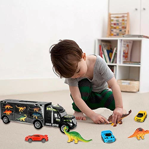 Wholesale π Aokesi Car Toys Transport Carrier Truck Dinosaur Toys For 3-12 Years Old Boys And π§ Girls (Includes 6 Dinosaurs And 6 Mini Car) β 6 Wholesale π Aokesi Car Toys Transport Carrier Truck Dinosaur Toys For 3-12 Years Old Boys And π§ Girls (Includes 6 Dinosaurs And 6 Mini Car) β - Image 6