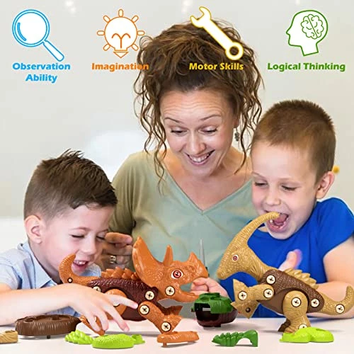 Cheap π Jasonwell Kids Building Dinosaur Toys - Boys STEM Educational Take Apart Construction Set Learning Kit Creative Activities Playset π₯³ Birthday Gifts For Toddlers π§ Girls Age 3 4 5 6 7 8 + Years Old (5Dino) 𧨠4 Cheap π Jasonwell Kids Building Dinosaur Toys - Boys STEM Educational Take Apart Construction Set Learning Kit Creative Activities Playset π₯³ Birthday Gifts For Toddlers π§ Girls Age 3 4 5 6 7 8 + Years Old (5Dino) 𧨠- Image 4