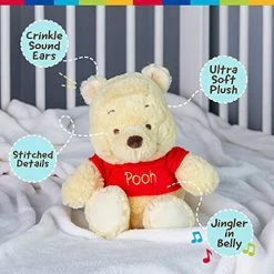 Budget ⭐ KIDS PREFERRED Disney Baby Winnie The Pooh And Friends Stuffed Animal With Jingle And Crinkle, Pooh 12”, Standard ✔️ -Stuffed Animals & Plush Toys Sales Store 51UHsDHTRbS