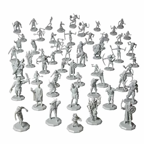 Buy ๐ฏ 56 Unpainted Fantasy Mini Figures- All Unique Designs- 1" Hex-Sized Compatible With DND Dungeons And Dragons & Pathfinder And RPG Tabletop Games- Features Goblins, Orcs, Gnolls, Skeletons & ๐งจ 1 Buy ๐ฏ 56 Unpainted Fantasy Mini Figures- All Unique Designs- 1" Hex-Sized Compatible With DND Dungeons And Dragons & Pathfinder And RPG Tabletop Games- Features Goblins, Orcs, Gnolls, Skeletons & ๐งจ