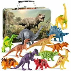 New 🤩 Dinosaur Toys For Kids Toys - 12 7-Inch Realistic Dinosaurs Figures With Storage Box | Kids Dinosaur Toys | Toddler Dinosaur Toy | Dinosaur Toys For Kids 3-5 5-7 | Dino Toys Kid Toys Toddler Boy Toys 💯