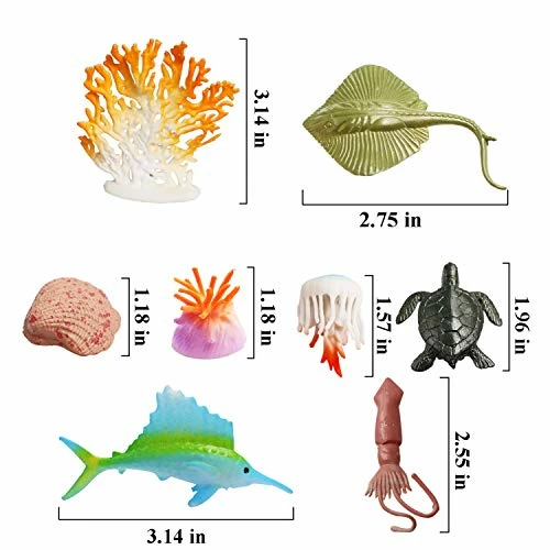 Best Pirce ๐ OuMuaMua 42pcs Plastic Ocean Animals Toys Small Realistic Mini Sea Creature Figure Toys Fake Under The Sea Creatures Bath Toys For Kids Toddlers Preschool Educational ๐ฅณ Birthday Gift ๐ Christmas Stocking Stuffer ๐ 3 Best Pirce ๐ OuMuaMua 42pcs Plastic Ocean Animals Toys Small Realistic Mini Sea Creature Figure Toys Fake Under The Sea Creatures Bath Toys For Kids Toddlers Preschool Educational ๐ฅณ Birthday Gift ๐ Christmas Stocking Stuffer ๐ - Image 3