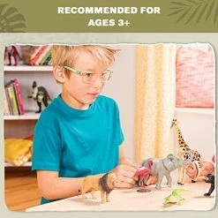 Discount 🔥 Terra By Battat Jungle World Animal Playset - Educational Toys For 3+ Year Old Kids - Realistic Animal Figurines And Accessories (60 Pieces) 🎉 -Stuffed Animals & Plush Toys Sales Store 51ZttfREScL