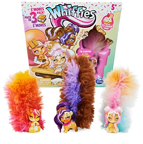 Promo ๐ Whiffies, Sโmores 3-Pack, Collectible Animals With Scented Plush Tails, Kids Toys For ๐ง Girls Ages 5 And Up ๐ฅ 1 Promo ๐ Whiffies, Sโmores 3-Pack, Collectible Animals With Scented Plush Tails, Kids Toys For ๐ง Girls Ages 5 And Up ๐ฅ