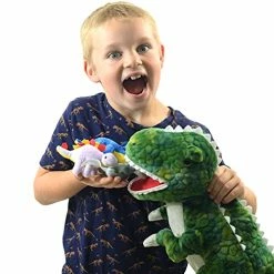 Outlet ๐ฏ DreamsBe Dinosaur Stuffed Animal T-Rex And 5 Little Dinos For Boys & ๐ง Girls - Plush T-Rex Stuffie With Zippered Pocket For Eating Dinosaurs - Dinosaur Gift For Boys Ages 3 4 5 6 7 8 9 Y โ๏ธ