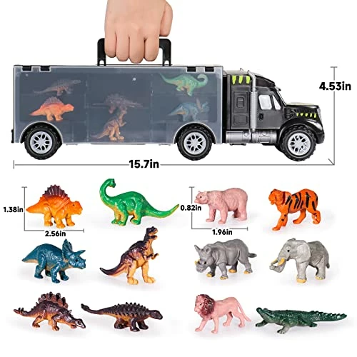 Best Pirce π€© Dinosaur Toys For Kids 3-5 Kids Toys For 3 4 5 + Year Old Boys π§ Girls Dinosaur Truck Toddler Toys With Zoo Play Mat Mini Animal Toys Dinosaur Figures Cars Toys For 2 3 4 5 6 Year Old Boys π§ Girls Gifts π 3 Best Pirce π€© Dinosaur Toys For Kids 3-5 Kids Toys For 3 4 5 + Year Old Boys π§ Girls Dinosaur Truck Toddler Toys With Zoo Play Mat Mini Animal Toys Dinosaur Figures Cars Toys For 2 3 4 5 6 Year Old Boys π§ Girls Gifts π - Image 3