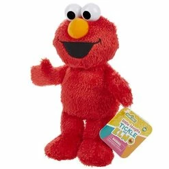 New ⌛ Sesame Street Little Laughs Tickle Me Elmo, Talking, Laughing 10-Inch Plush Toy For Toddlers, Kids 12 Months & Up , Red 🥰