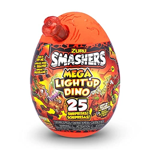 Brand new 🥰 Smashers Mega Light Up Dino T-Rex Series 4 By ZURU - Collectible Egg With Over 25 Surprises, Volcano Slime, Fossil Toy, Dinosaur Toys, Tyrannosaurus Rex Toy For Boys And Kids (T-Rex) 🌟 2 Brand new 🥰 Smashers Mega Light Up Dino T-Rex Series 4 By ZURU - Collectible Egg With Over 25 Surprises, Volcano Slime, Fossil Toy, Dinosaur Toys, Tyrannosaurus Rex Toy For Boys And Kids (T-Rex) 🌟 - Image 2