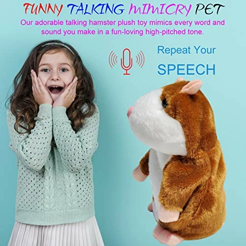 Buy π― Tockrop 2 Pack Talking Hamster Mouse Plush Interactive Toy Repeat What You Say Mimicry Pet Talking Record For Early Learning π 3 Buy π― Tockrop 2 Pack Talking Hamster Mouse Plush Interactive Toy Repeat What You Say Mimicry Pet Talking Record For Early Learning π - Image 3