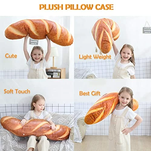 Best Sale โ 40 In 3D Simulation Bread Shape Pillow Soft Lumbar Baguette Back Cushion Funny Food Plush Stuffed Toy ๐ 4 Best Sale โ 40 In 3D Simulation Bread Shape Pillow Soft Lumbar Baguette Back Cushion Funny Food Plush Stuffed Toy ๐ - Image 4