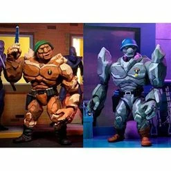 Brand new 🌟 NECA - Figurine TMNT Tortues Ninja Cartoon - 2-Pack Traag & Granitor 18cm - 0634482541425 ⌛