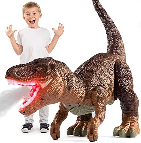 Cheap π 19" Large Size Plastic Dinosaur Toy Play Set For Kids 3 4 5 6 7 Years, Realistic T-rex With Storage Tummy For Mini Dinos, STEM Toys Sliding Dinosaur Figure With Water Mist, Prehistoric Roar Sounds Blue β€οΈ 6 Cheap π 19" Large Size Plastic Dinosaur Toy Play Set For Kids 3 4 5 6 7 Years, Realistic T-rex With Storage Tummy For Mini Dinos, STEM Toys Sliding Dinosaur Figure With Water Mist, Prehistoric Roar Sounds Blue β€οΈ - Image 6