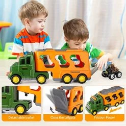 Outlet 🛒 Dinosaur Truck Toys For Kids 3-5 With Lights & Music, Transport Car With 3 Dino Figures & 3 Monster Cars, Friction Power Toy Vehicle In Carrier Truck, Toddler Play Set Gift For 2 3 4 6 Years Boys 🎉 10 Outlet 🛒 Dinosaur Truck Toys For Kids 3-5 With Lights & Music, Transport Car With 3 Dino Figures & 3 Monster Cars, Friction Power Toy Vehicle In Carrier Truck, Toddler Play Set Gift For 2 3 4 6 Years Boys 🎉 -Stuffed Animals & Plush Toys Sales Store 51nEjNiMyBL