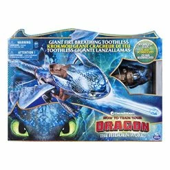 Top 10 ๐ Giant Fire Breathing Toothless, 20-inch Dragon With Fire Breathing Effects And Bioluminescent Colour, For Kids Aged 4 And Up (Styles Vary) ๐