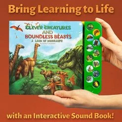Cheapest 😍 Dinosaur Toys For Kids - Interactive Dinosaur Sound Book With Realistic Dinosaur Roars - 12 Large Dinosaur Toys (7") For Kids And Toddlers - Interactive Set Of Dinosaur Toys For Kids 3-5 🎁 7 Cheapest 😍 Dinosaur Toys For Kids - Interactive Dinosaur Sound Book With Realistic Dinosaur Roars - 12 Large Dinosaur Toys (7") For Kids And Toddlers - Interactive Set Of Dinosaur Toys For Kids 3-5 🎁 -Stuffed Animals & Plush Toys Sales Store 51qNgvstFVL