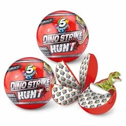 Cheap π 5 Surprise Dino Strike Series 3 - Dino Strike Hunt Capsules By ZURU (2 Pack) Mystery Collectible Mini Dinosaur Toy π