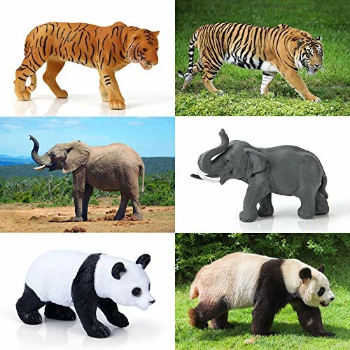 Best deal ๐ Elf Lab Safari Animal Figures, 12PCS Jungle Zoo Animals Toys, Realistic Wildlife Plastic African Animals Playset, Learning Educational Toy, ๐ Christmas ๐ Birthday Gift For Kids Children Toddlers 3-5 ๐ 2 Best deal ๐ Elf Lab Safari Animal Figures, 12PCS Jungle Zoo Animals Toys, Realistic Wildlife Plastic African Animals Playset, Learning Educational Toy, ๐ Christmas ๐ Birthday Gift For Kids Children Toddlers 3-5 ๐ - Image 2