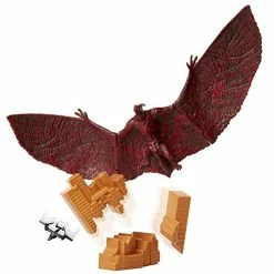 Discount 👏 Godzilla King Of The Monsters: 6" Rodan Articulated Action Figure With Osprey Helicopter & Destructible City 🔥