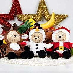 Outlet ✔️ My OLi 7" Stuffed 🎁 Christmas Bears Plush Teddy Bear 3 Pack Stuffed Animals Bears: Santa, Snowman And Reindeer With Flippable Hats For Kids 🎁 Christmas Decoration 🌟 -Stuffed Animals & Plush Toys Sales Store 51wUYWD2HJL