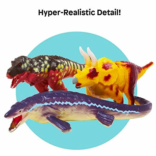 Best Pirce ๐ Boley 18 Pack 4" Dinosaur Toy Set - The Gosnell Model - Educational Dinosaur Toy And Mammoth Action Figure Playset For Kids - Great As Dinosaur Toys And ๐ฅณ Birthday Party Favors! - Ages 3 And Up! ๐ 3 Best Pirce ๐ Boley 18 Pack 4" Dinosaur Toy Set - The Gosnell Model - Educational Dinosaur Toy And Mammoth Action Figure Playset For Kids - Great As Dinosaur Toys And ๐ฅณ Birthday Party Favors! - Ages 3 And Up! ๐ - Image 3