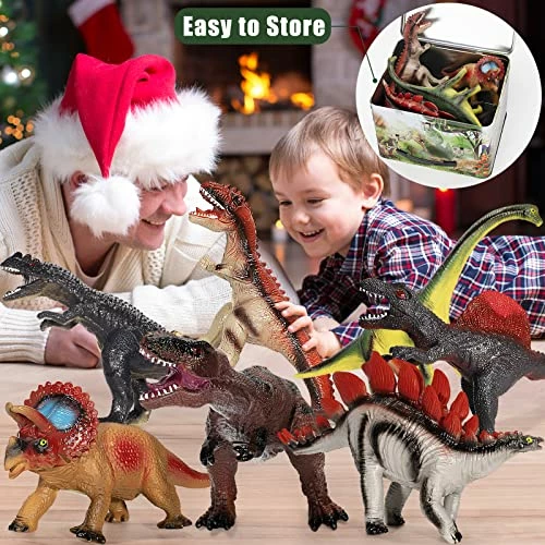 Discount ๐ Ellinjan Dinosaur Toys For Kids 3-5 With Metal Storage Box, 7 PCS Big Realistic Dino Boys Toys Age 3-4 Years, ๐ Birthday Gifts For 3 4 5 Year Old Boys ๐ 2 Discount ๐ Ellinjan Dinosaur Toys For Kids 3-5 With Metal Storage Box, 7 PCS Big Realistic Dino Boys Toys Age 3-4 Years, ๐ Birthday Gifts For 3 4 5 Year Old Boys ๐ - Image 2