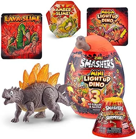 Best Sale โจ Smashers Combo Pack Mini Light-Up Dino Stegosaurus By ZURU With Lava Slime Surprise Series 4 - Amazon Exclusive Dinosaur Toy For Boys And Kid ๐ 6 Best Sale โจ Smashers Combo Pack Mini Light-Up Dino Stegosaurus By ZURU With Lava Slime Surprise Series 4 - Amazon Exclusive Dinosaur Toy For Boys And Kid ๐ - Image 6