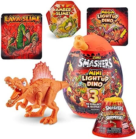 Best Sale โจ Smashers Combo Pack Mini Light-Up Dino Stegosaurus By ZURU With Lava Slime Surprise Series 4 - Amazon Exclusive Dinosaur Toy For Boys And Kid ๐ 5 Best Sale โจ Smashers Combo Pack Mini Light-Up Dino Stegosaurus By ZURU With Lava Slime Surprise Series 4 - Amazon Exclusive Dinosaur Toy For Boys And Kid ๐ - Image 5