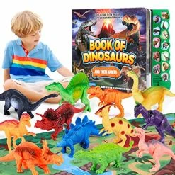 Best reviews of ๐ SUPER JOY Dinosaur Toys For Kids And Toddlers 3-5, Interactive Dinosaur Sound Book, 12 Large 7 Inch Realistic Dinosaurs Figures, Activity Dinosaur Play Mat | Dinosaur Gifts For Boys & ๐ง Girls 3 Years Old & Up โ