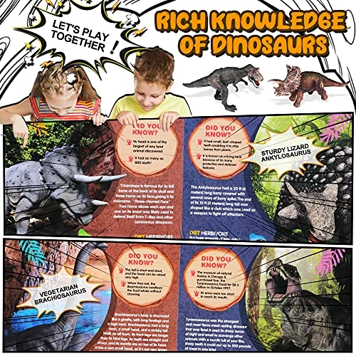 Hot Sale 👏 Dinosaur Toys For Kids,Dinosaur Sound Book With Pack Of 12 Toy Dinosaurs Figures,Realistic Roars,Interactive Perfect For Kids Dinosaurs Educational Toys,Dinosaur Books For 3 4 5 6Year Old Boys&Girls 🌟 2 Hot Sale 👏 Dinosaur Toys For Kids,Dinosaur Sound Book With Pack Of 12 Toy Dinosaurs Figures,Realistic Roars,Interactive Perfect For Kids Dinosaurs Educational Toys,Dinosaur Books For 3 4 5 6Year Old Boys&Girls 🌟 - Image 2